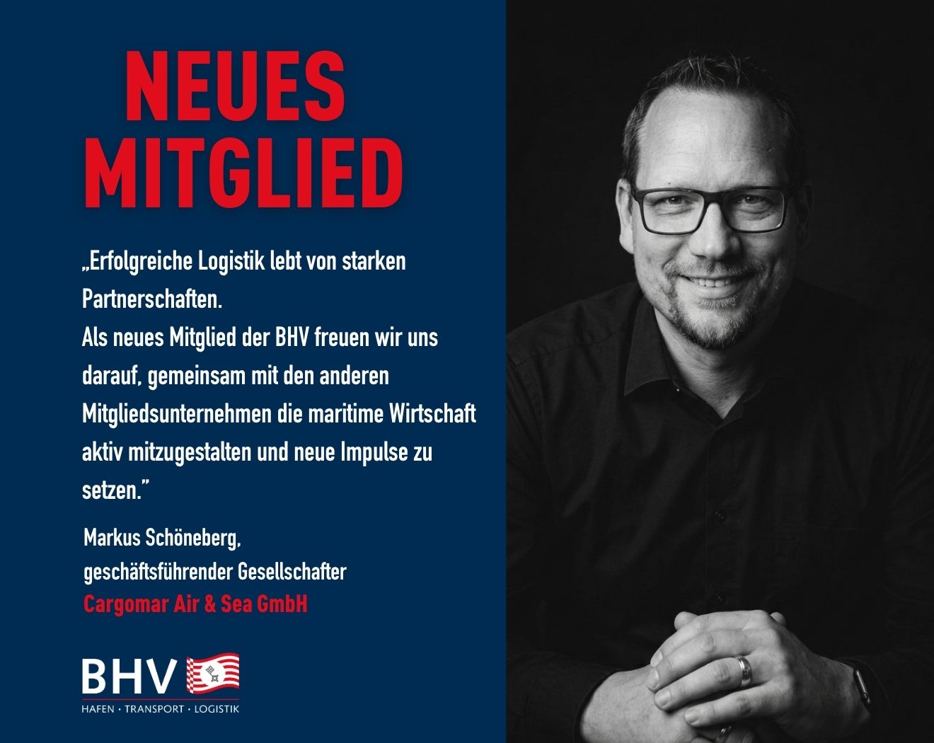 HERZLICH WILLKOMMEN CARGOMAR AIR & SEA GMBH